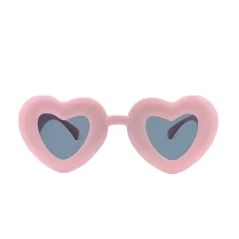 Wild Fable Pastel Pink Puffy Heart Sunglasses Kawaii Cutecore Cutegoth Glamour - Picture 2 of 2